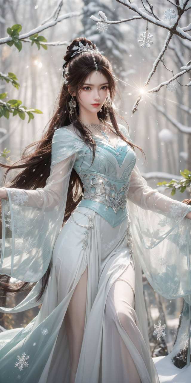 国漫ai壁纸:叶倾仙不仅腿长雷还挺大