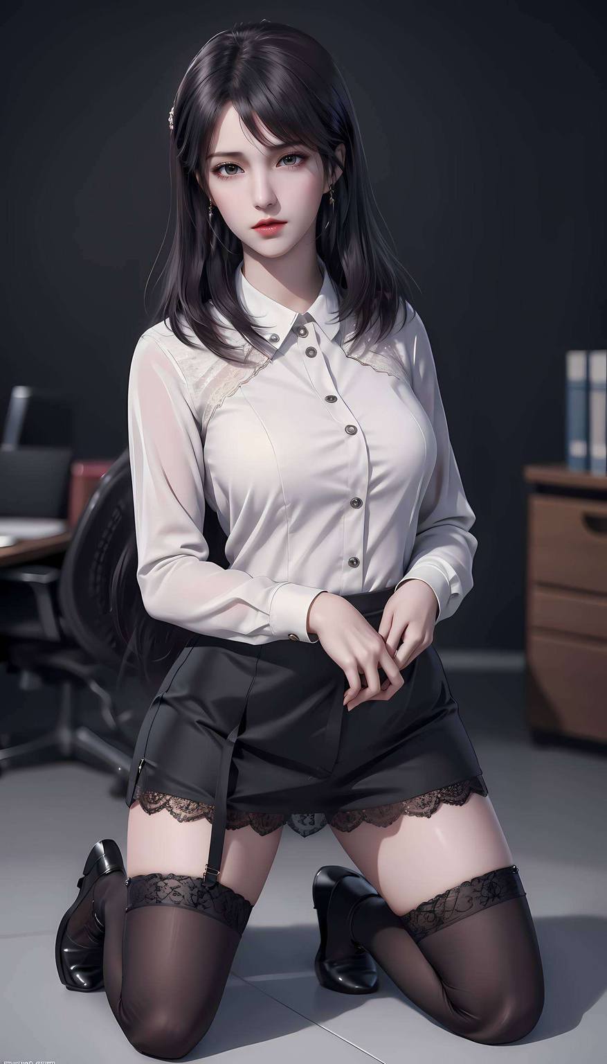 徐欣礼服壁纸高清无水印——AI范例护眼壁纸，安卓背景图片精选集