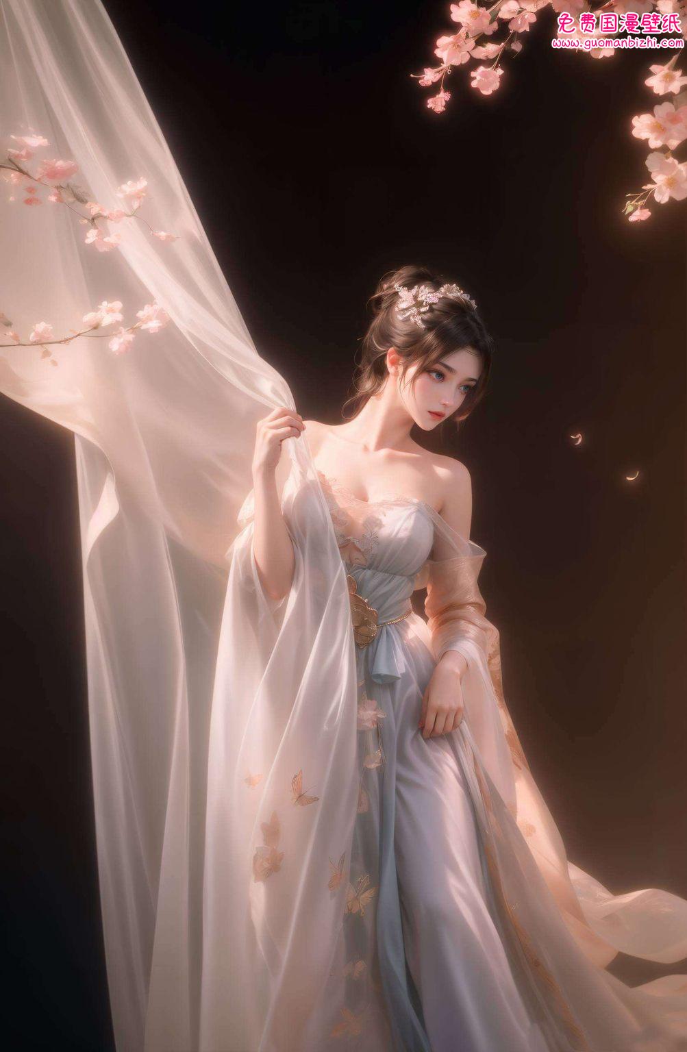 动态壁纸云韵竖屏——AIGC素材精细角色电脑1920×1080壁纸集锦