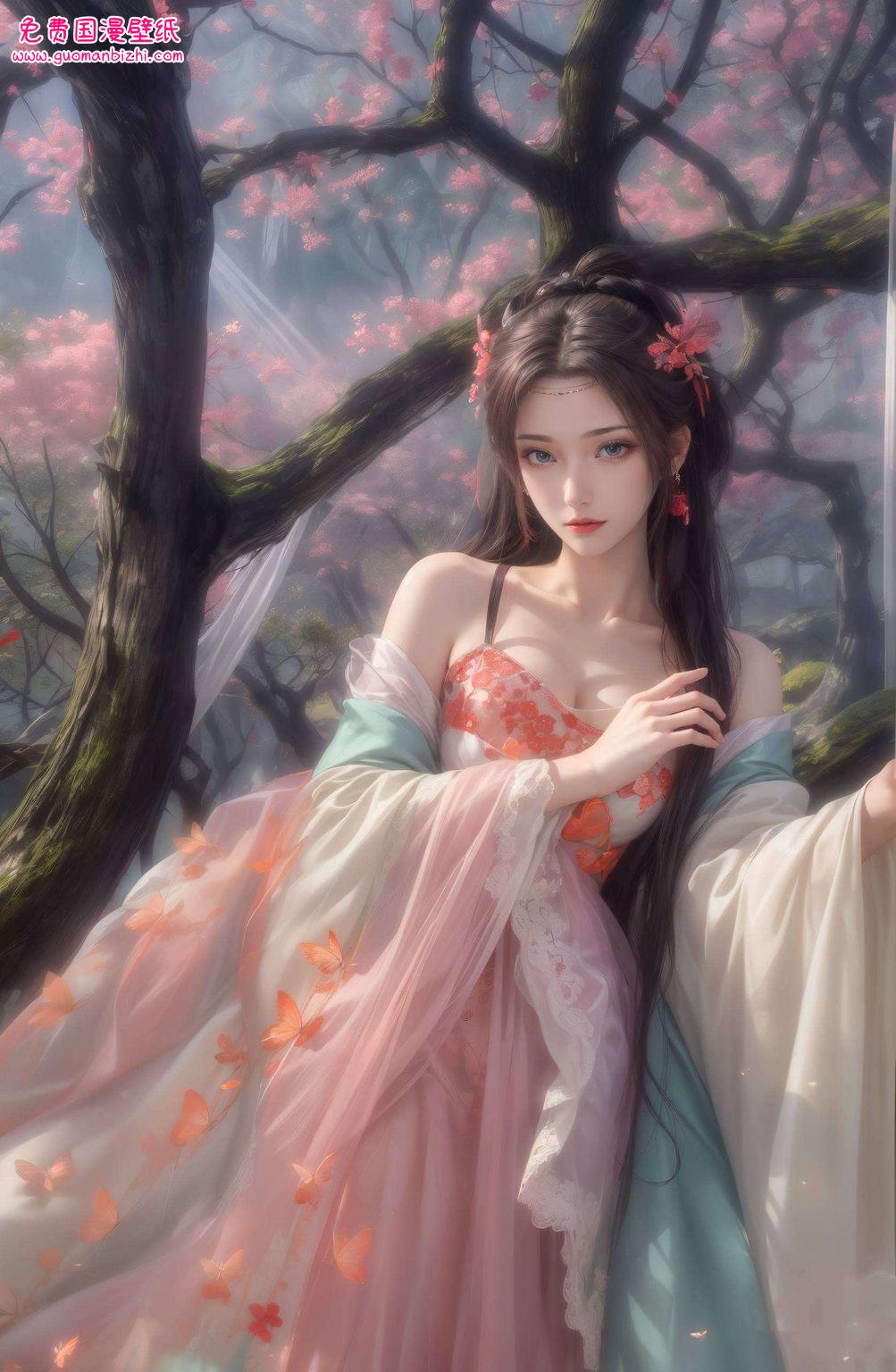 AI创作免费壁纸集——斗破苍穹OL云韵简洁Win10壁纸下载