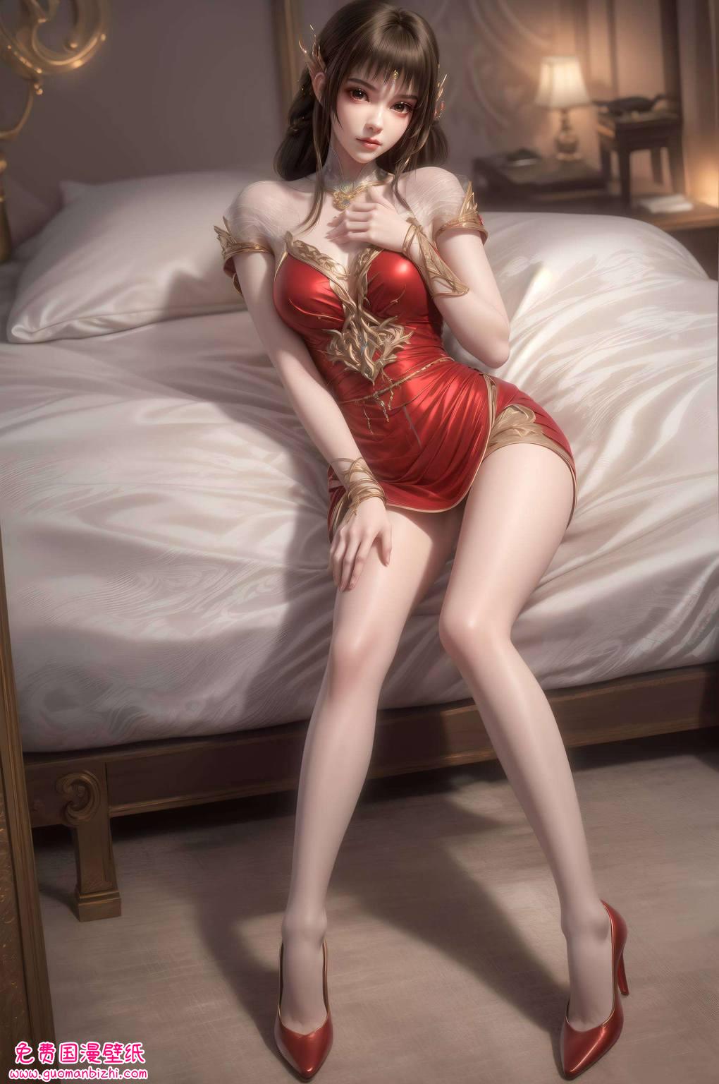 AI图片游戏壁纸集——苹果墙纸中的云落动态游泳风采