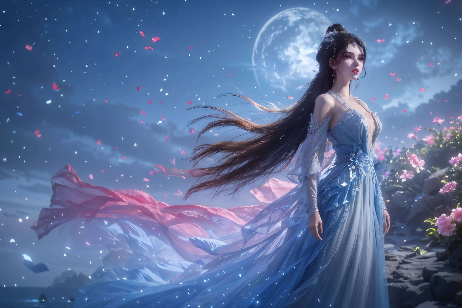 李慕婉新造型高清壁纸集：AI动漫壁纸，iPad桌面必备