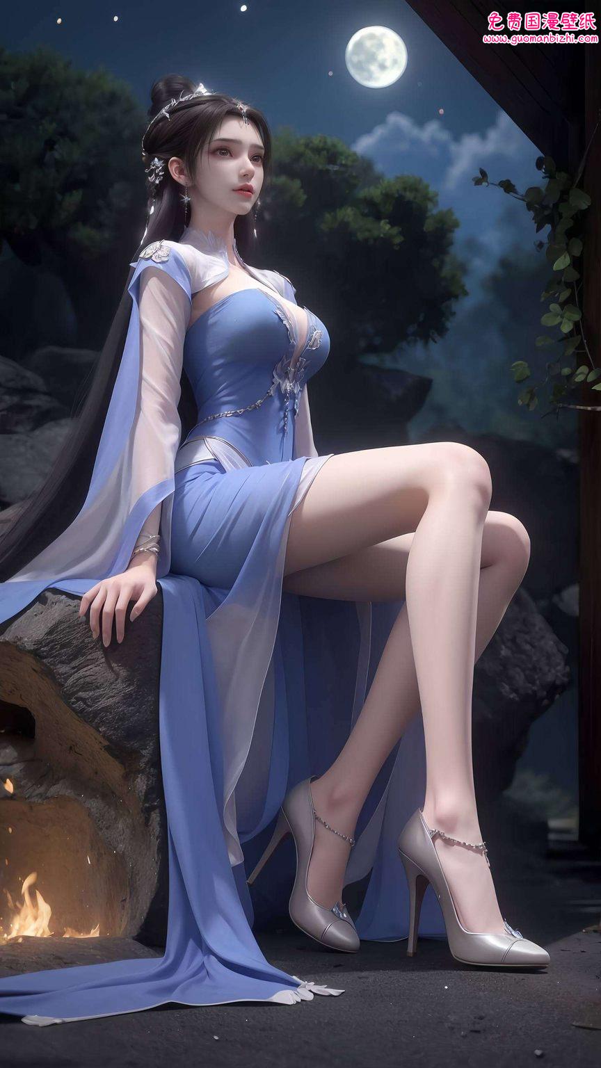 仙逆李慕婉：AI动漫人物壁纸，高清动漫壁纸，苹果桌面专属图片