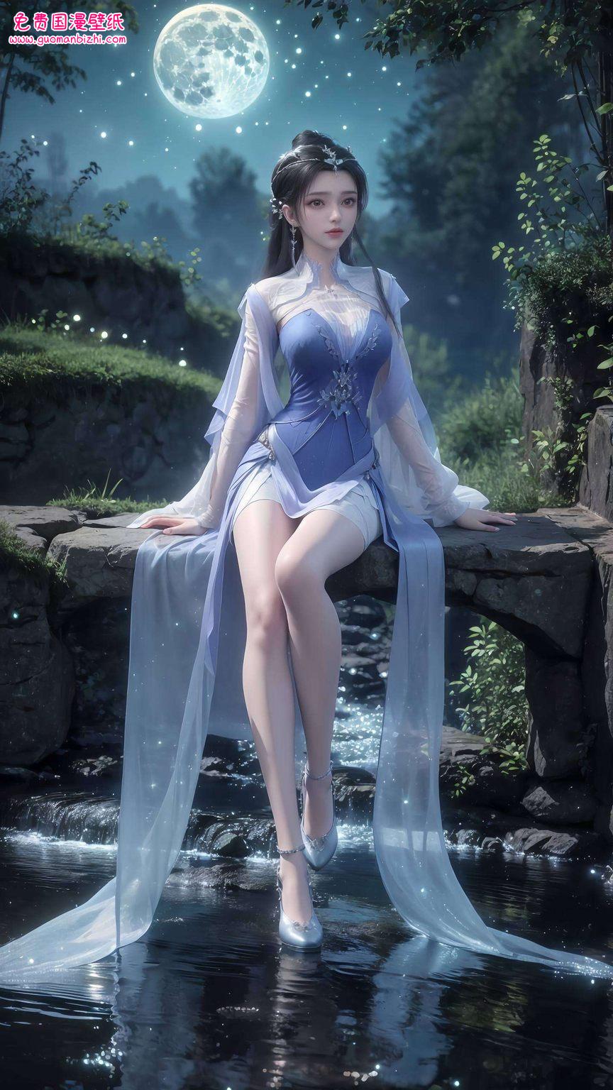 动漫仙逆李慕婉：AI素材壁纸，免费下载，手机背景图片集锦