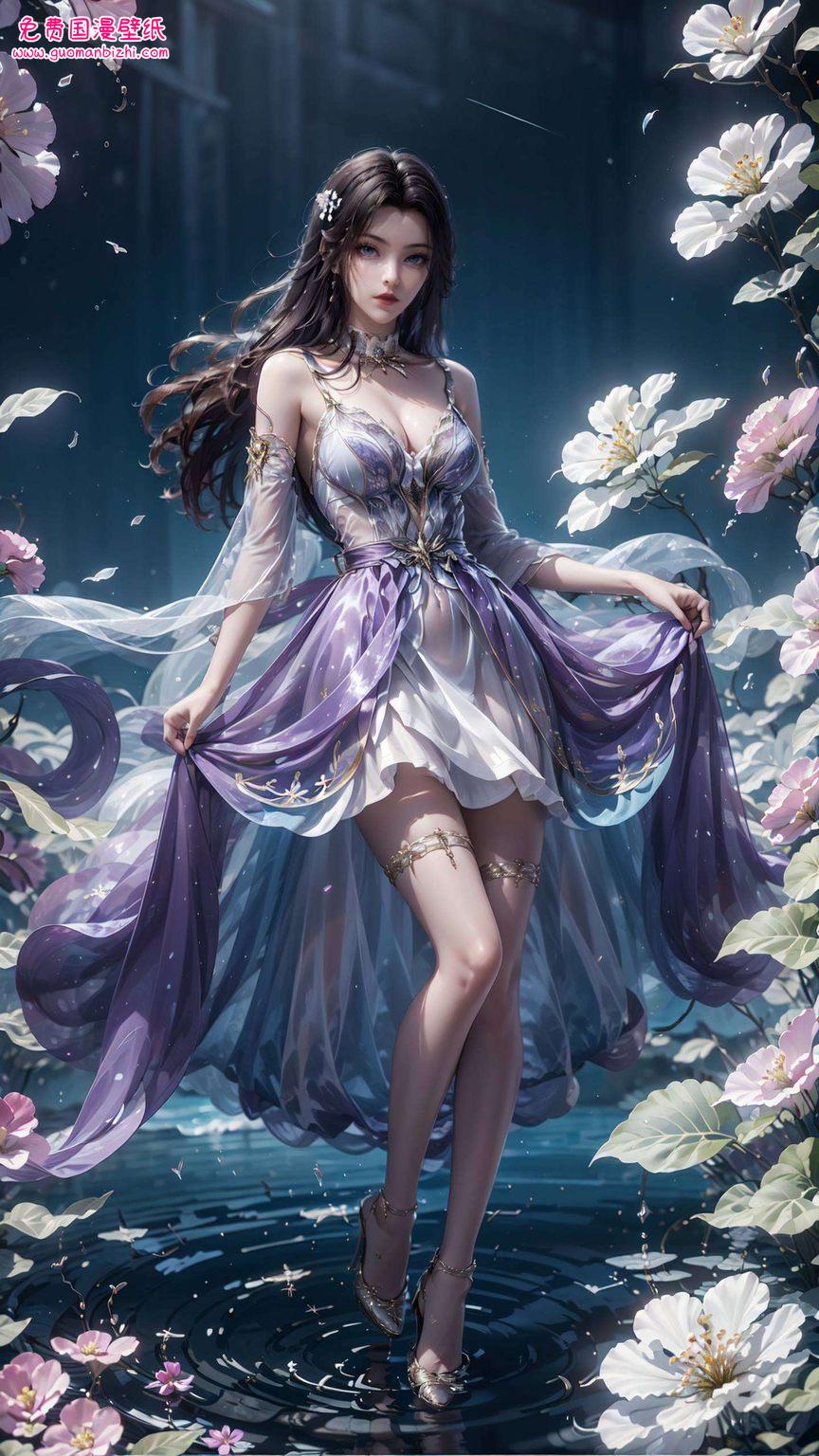 AI素材壁纸集——凌落宸全面屏古风漫画免费下载，PC壁纸盛宴