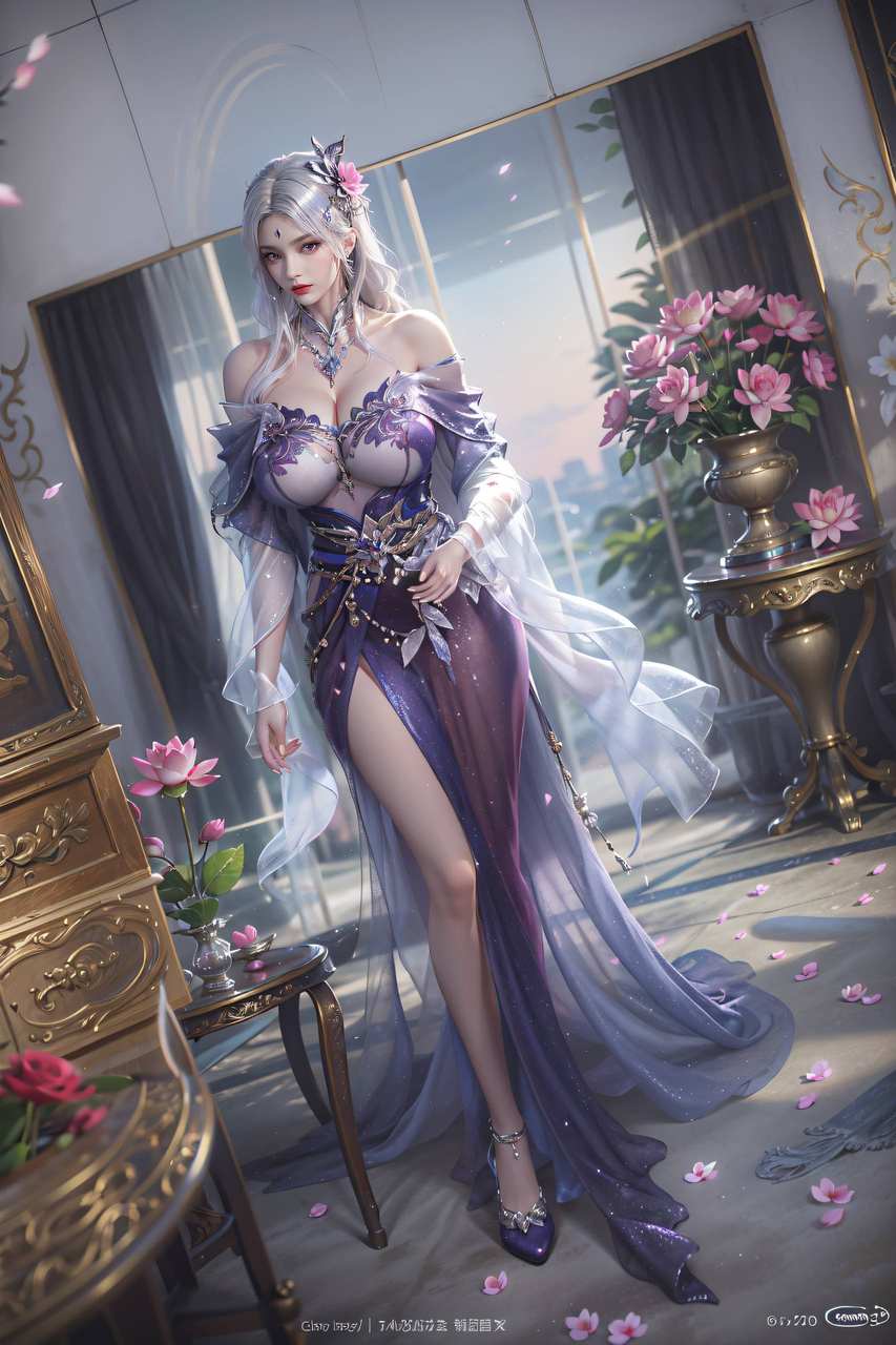 ai壁纸:小医仙绘画素材合集