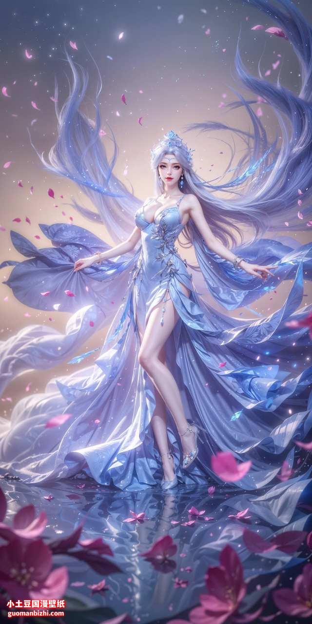 ai免费壁纸:宁雨蝶绘画体型素材分享