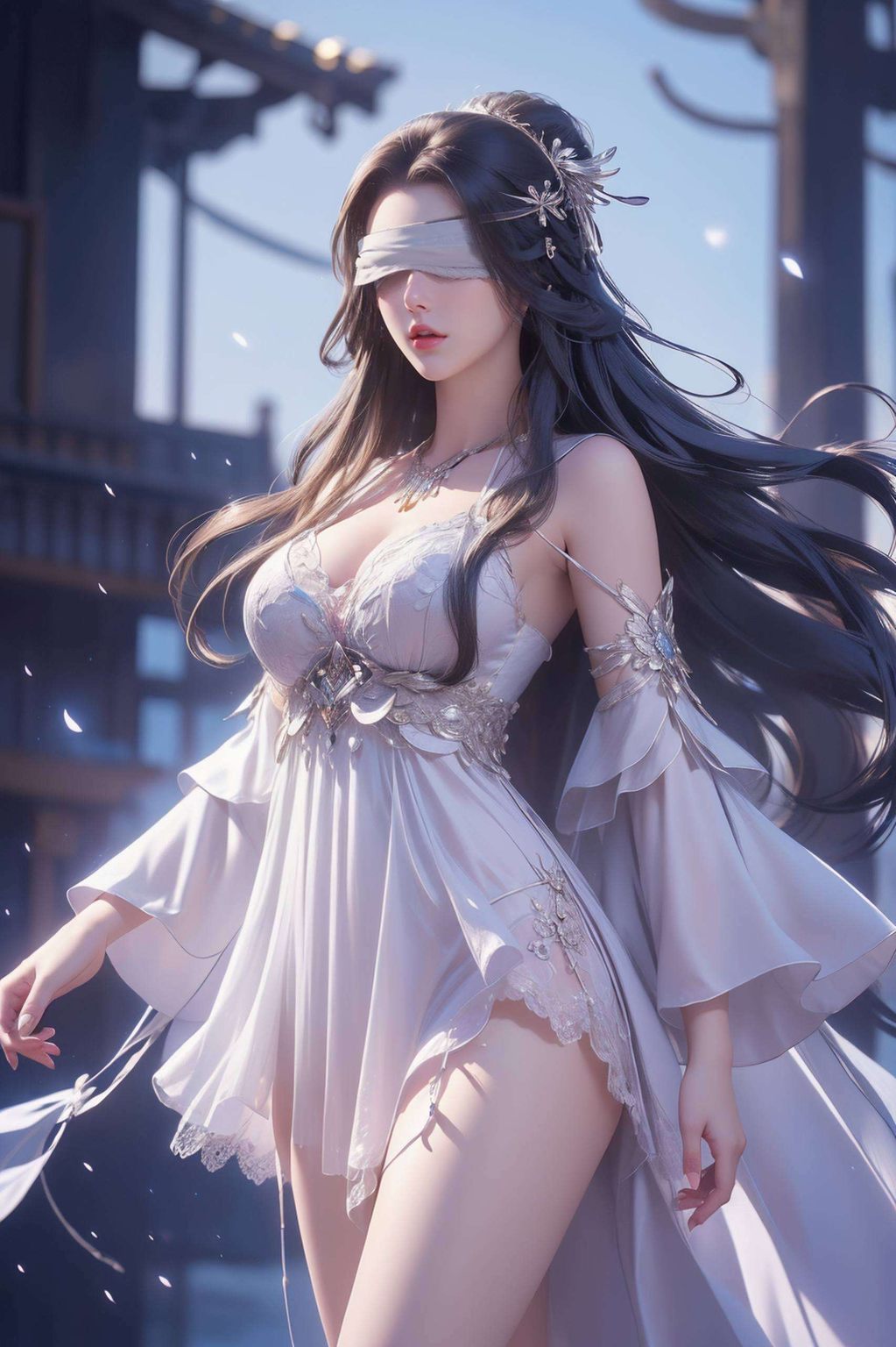 仙逆兰若：AI生成极简壁纸，漫画风手机壁纸集锦