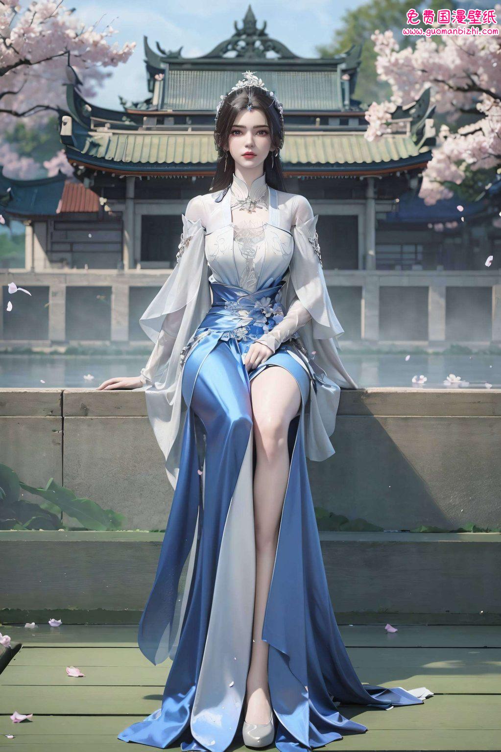 国漫女神壁纸李慕婉：AI生成壁纸，壁纸护眼，PC桌面壁纸精选