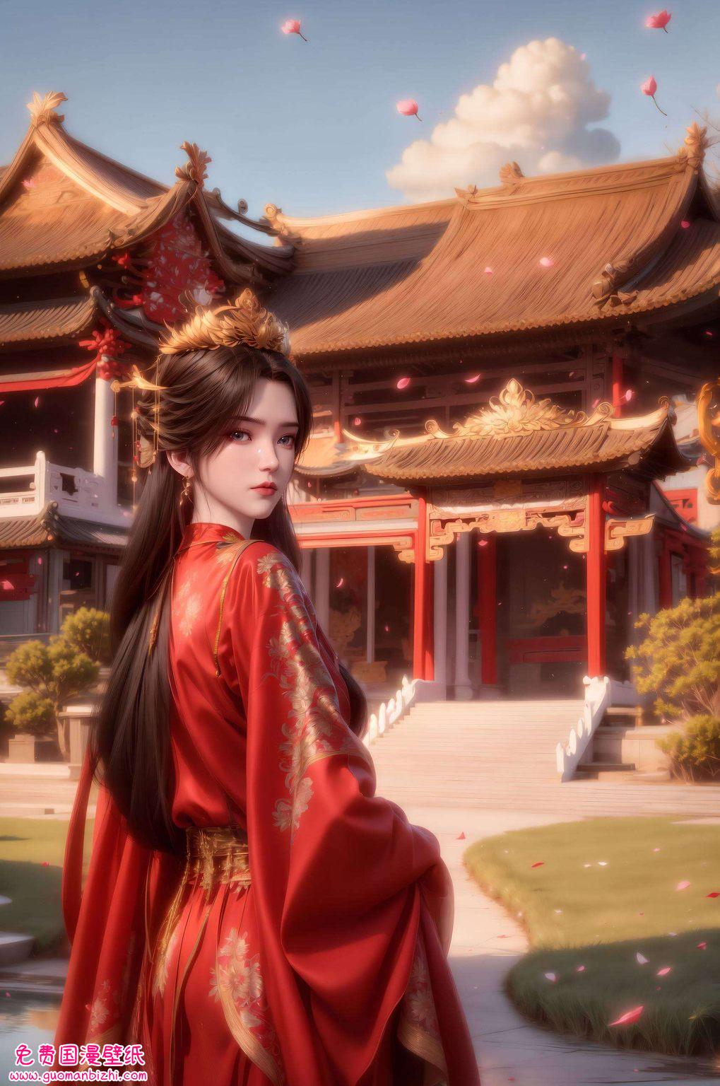 AI生成李慕婉高清壁纸，护眼简洁头像，苹果风格集锦