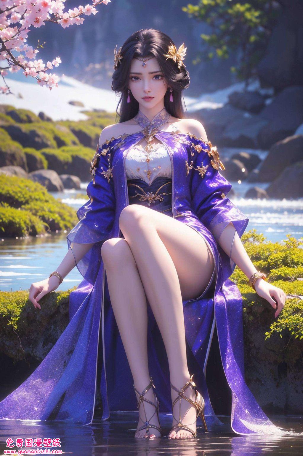 云曦之境：AI壁纸精细角色，高清动漫PC壁纸集