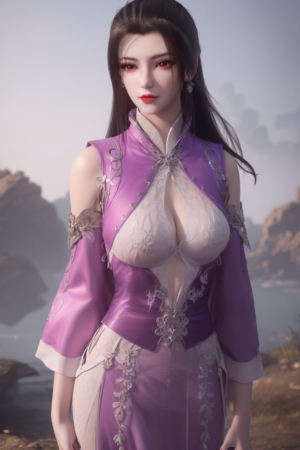 仙逆柳眉半脸，AI创造免费壁纸，分享手机桌面壁纸大全集