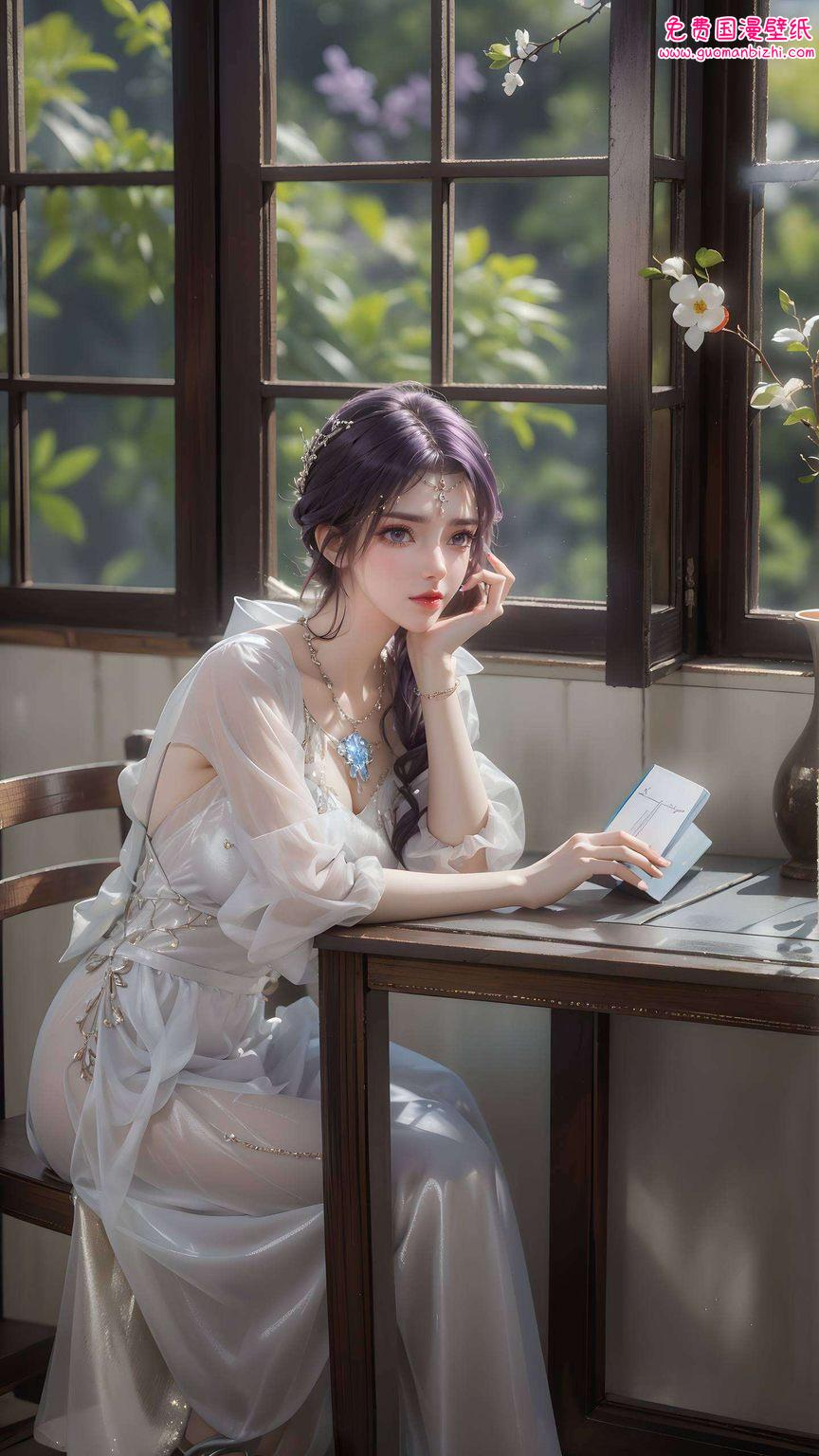 云曦动画壁纸高清竖屏——AI绘画AIGC免费壁纸合集PC粉色精选