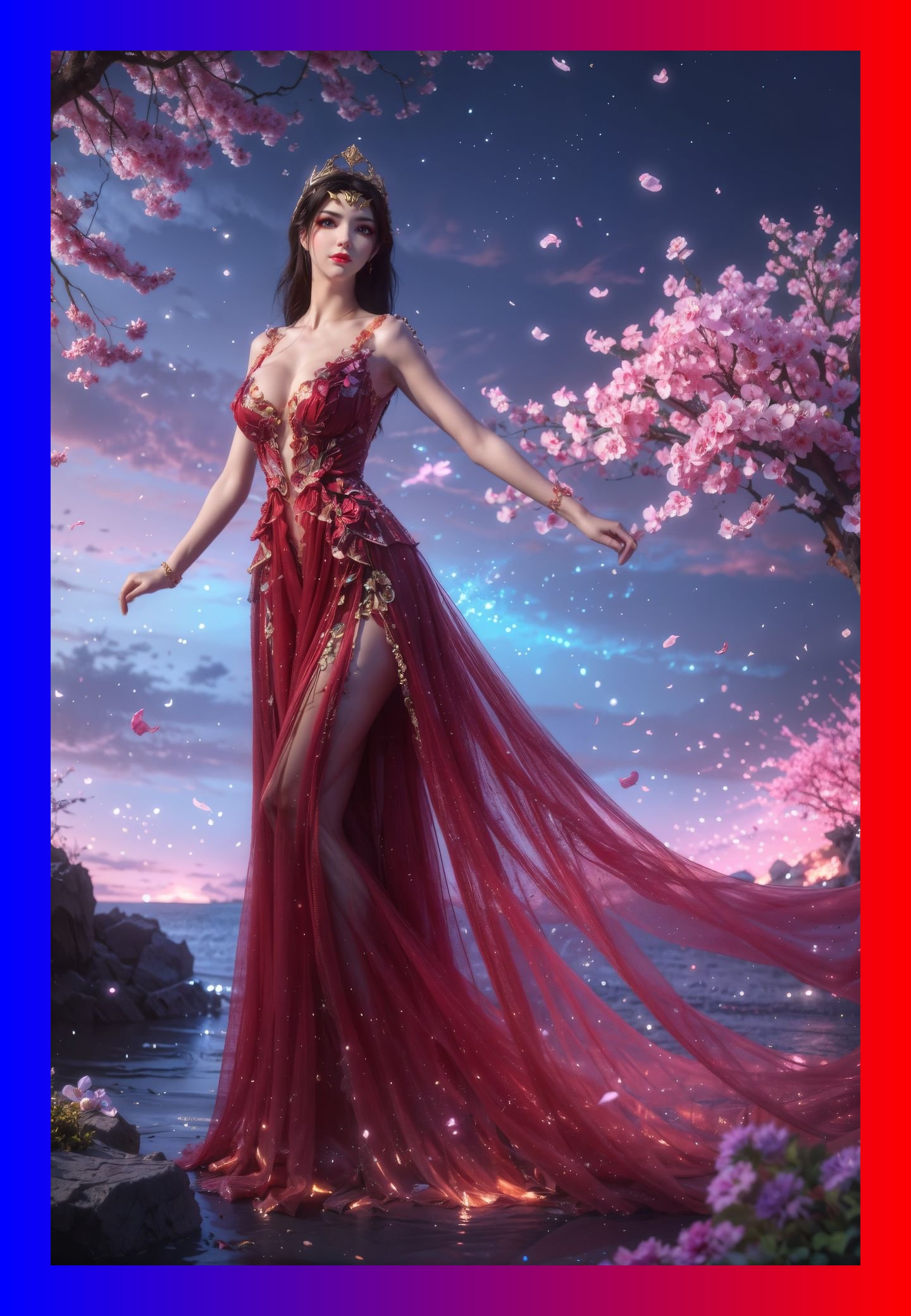 国风ai素材斗破苍穹美杜莎高质量4k打包壁纸