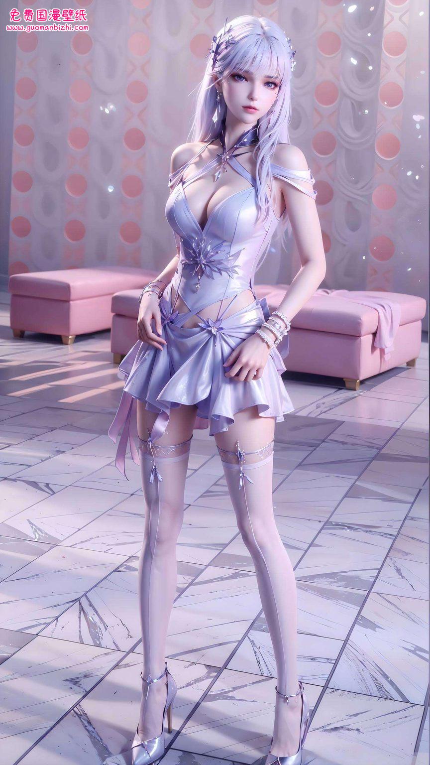 圣采儿龙皓晨同框：AI壁纸，完美像素，PC桌面图片集