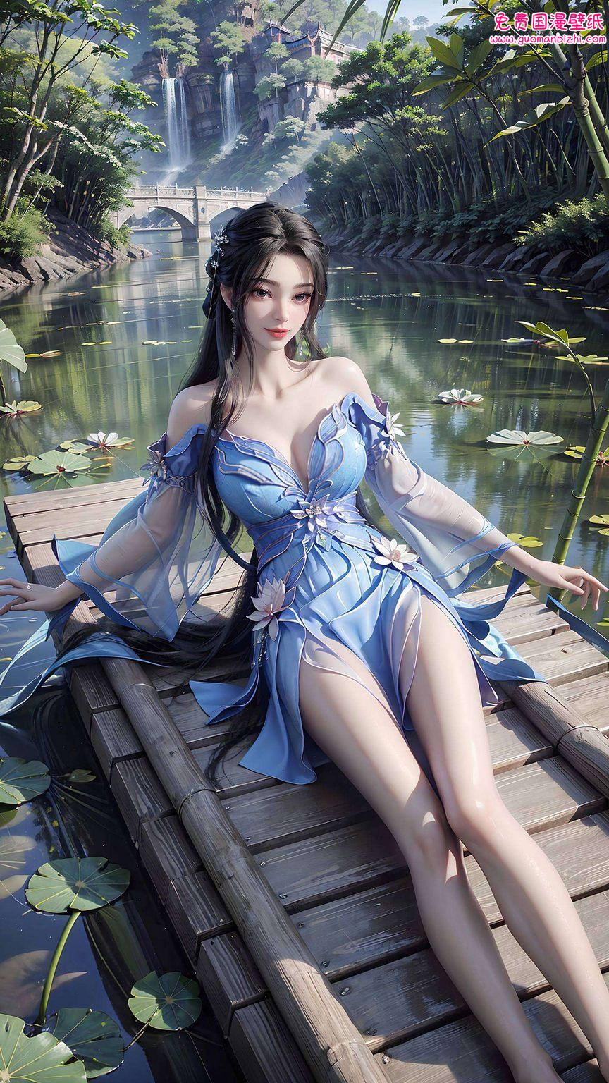 李慕婉壁纸横屏169：AI绘画生成作品，游戏与电脑可爱壁纸集锦