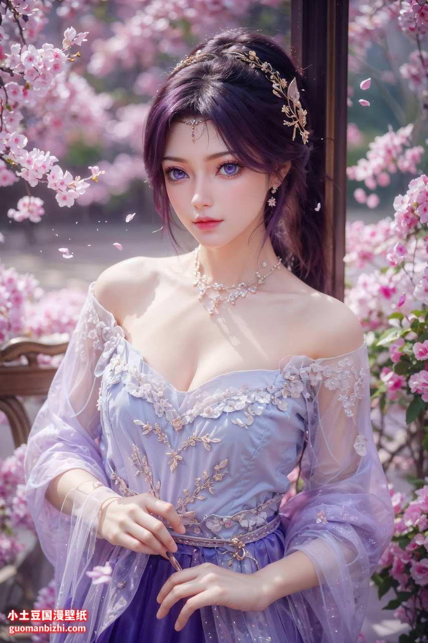 4k高清ai壁纸:完美世界云曦，简约壁纸精选