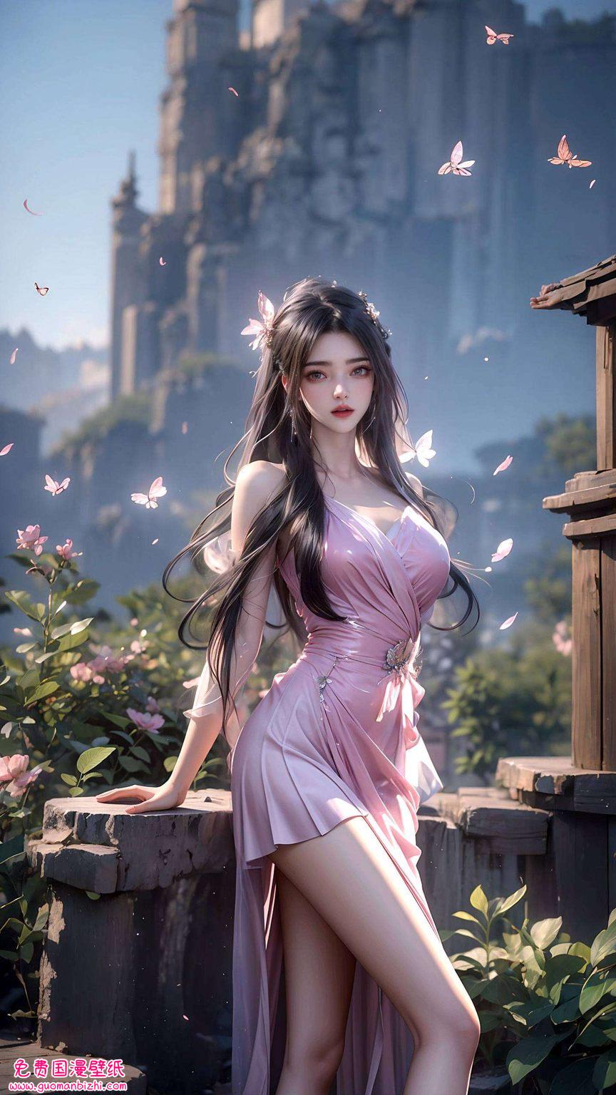 李慕婉高清壁纸集：AI创作动漫盛宴，Win10专属桌面主题