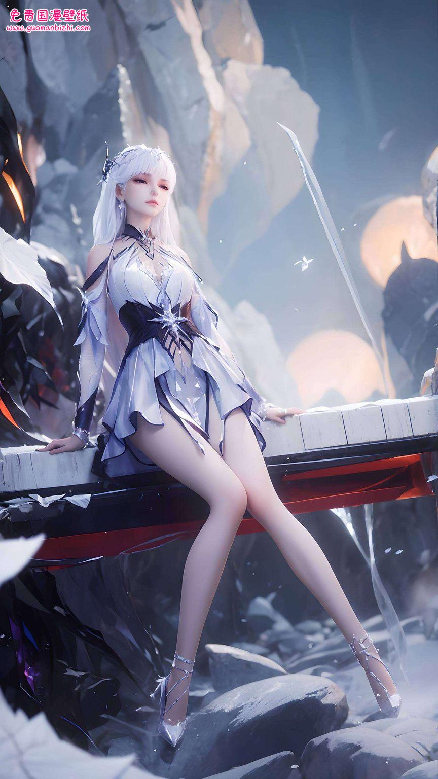 圣采儿动画AI图例护眼壁纸，电脑桌面高清背景精选集