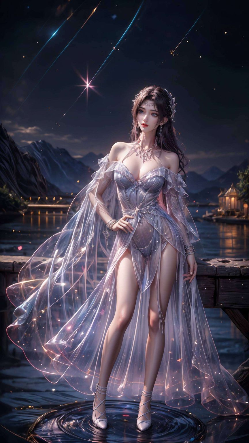 云韵仙气十足壁纸高清——AI图片免费壁纸，装饰电脑桌面，美轮美奂。