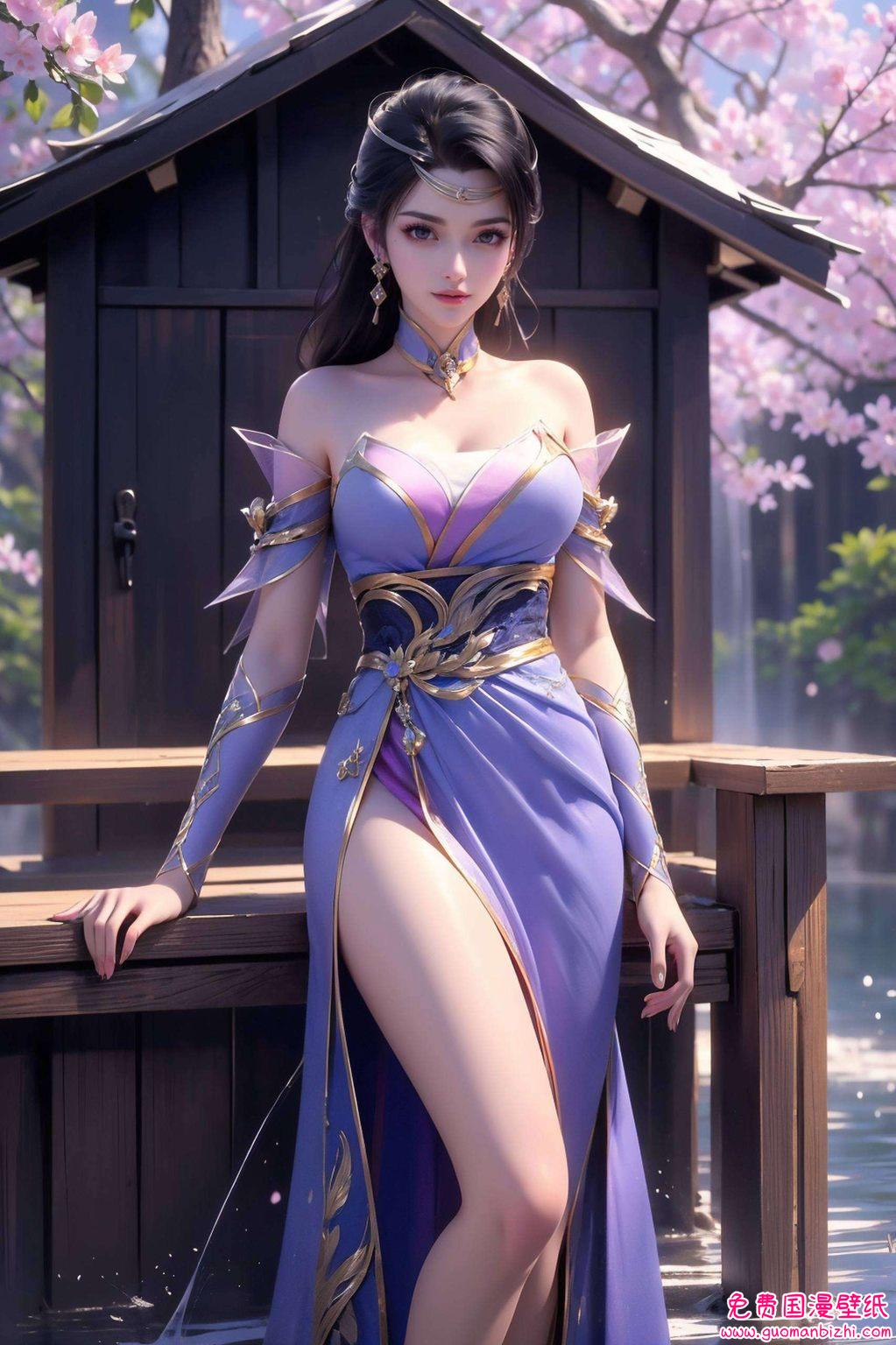 仙武传楚灵玉新形象：AI角色壁纸×极简壁纸×iPhone宽屏壁纸集