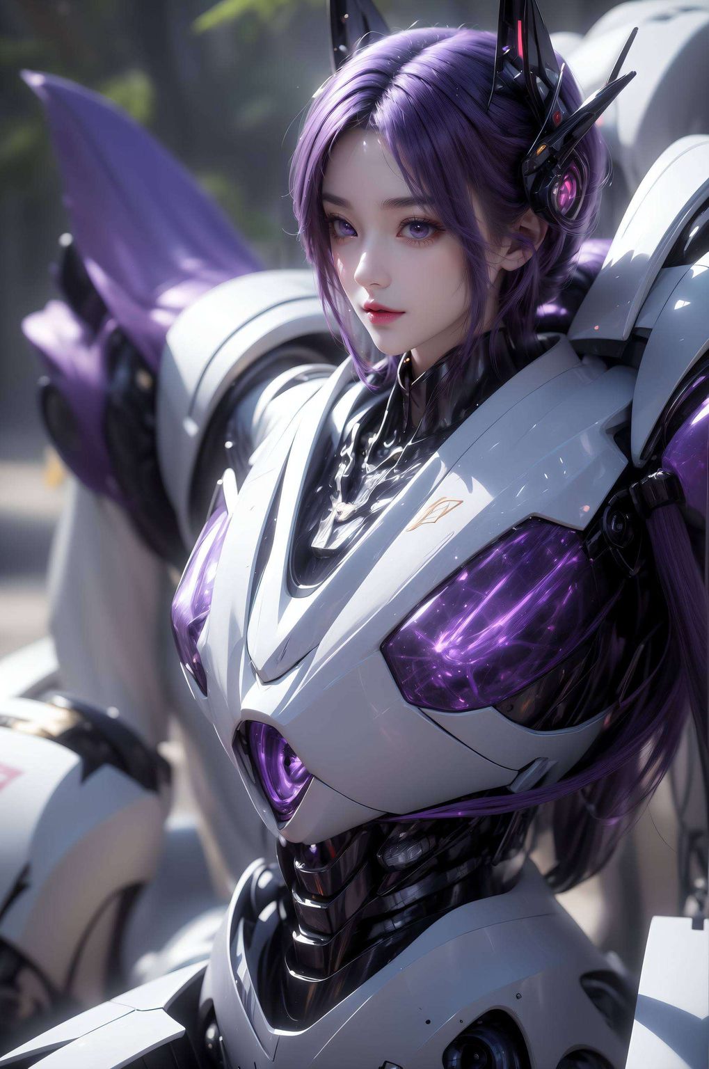 云曦动态壁纸素材——AI图例精细角色，iPad壁纸精选集