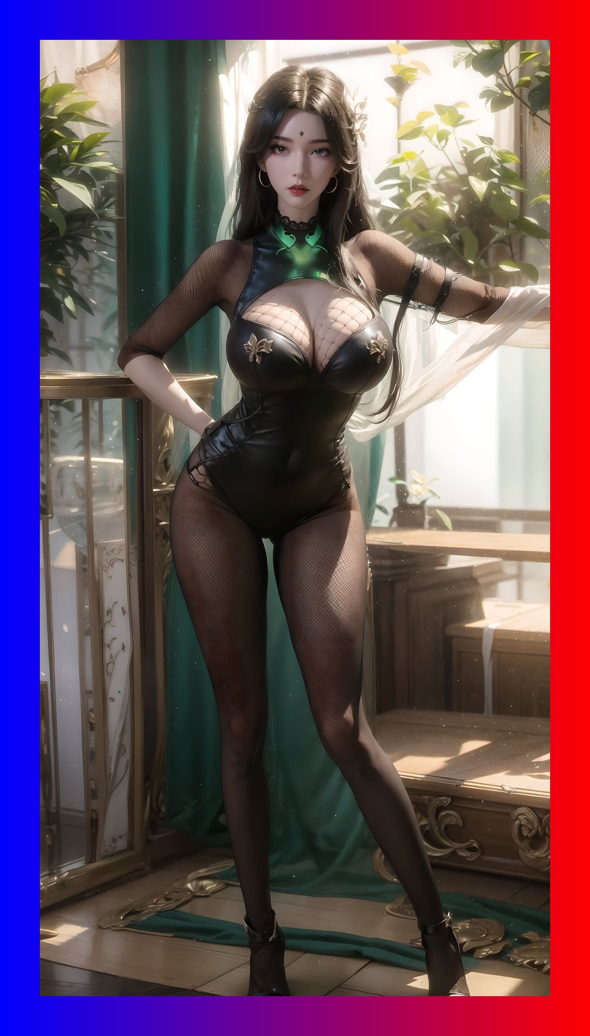 国潮ai素材完美世界柳神高质量8k壁纸打包