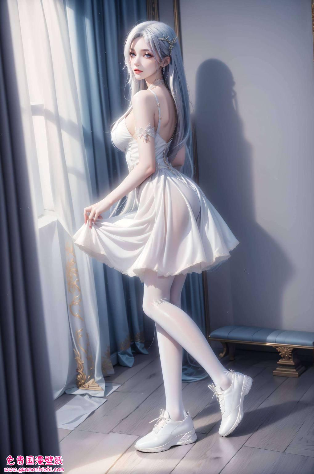 圣采儿动态壁纸超清横向：AI创造免费壁纸下载，iPad粉色梦幻呈现