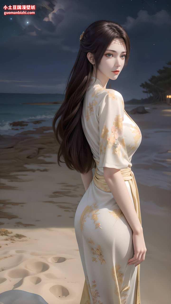 ai电脑壁纸:云韵-柔美动人第二部分