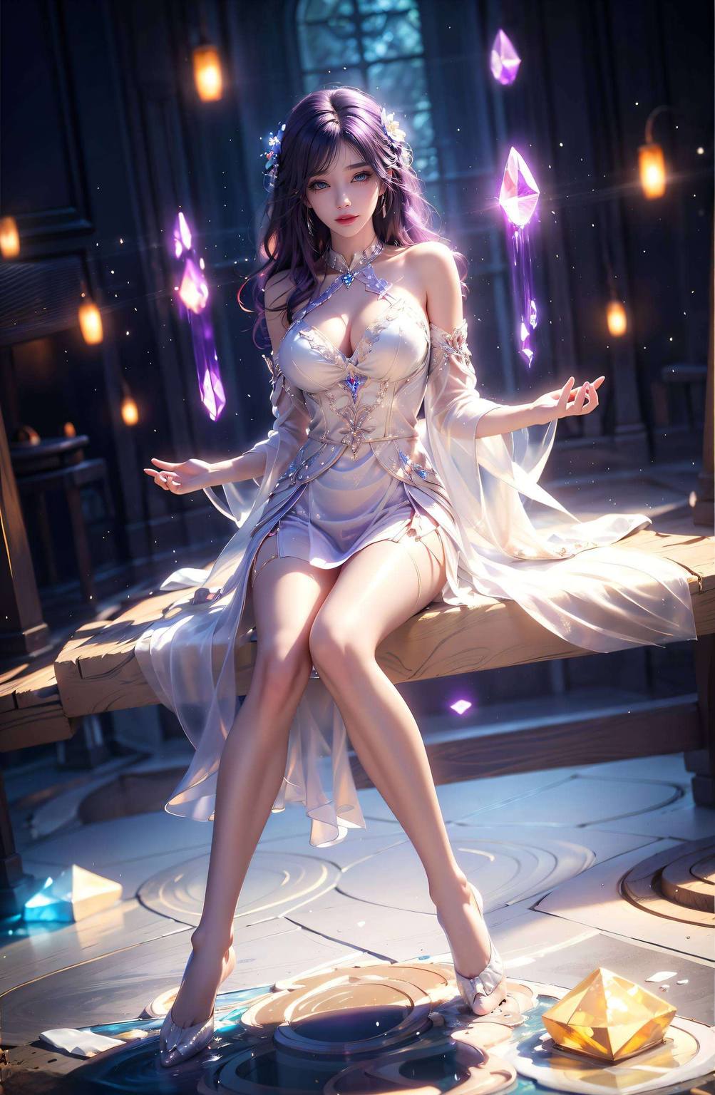 完美世界云曦——AI生成二次元壁纸，PC宽屏高清壁纸集锦