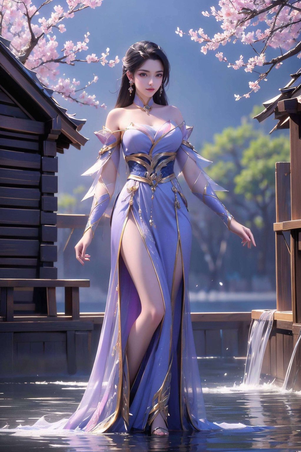 国漫仙武传楚灵玉高清壁纸4k，AI图片护眼之选，平板最美壁纸盛宴。