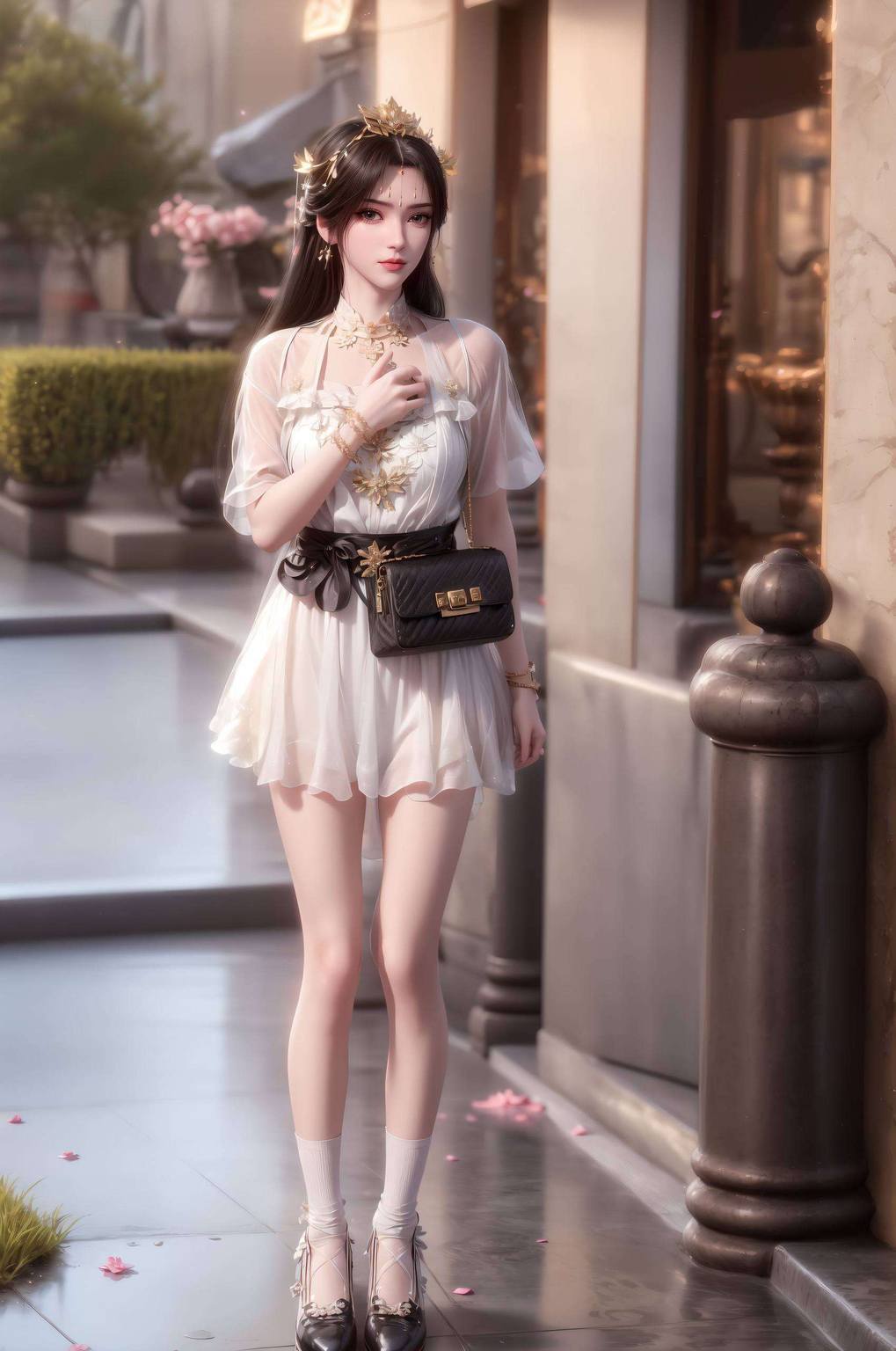 李慕婉高清壁纸全屏：AI角色壁纸免费合集，iPhone桌面背景精选