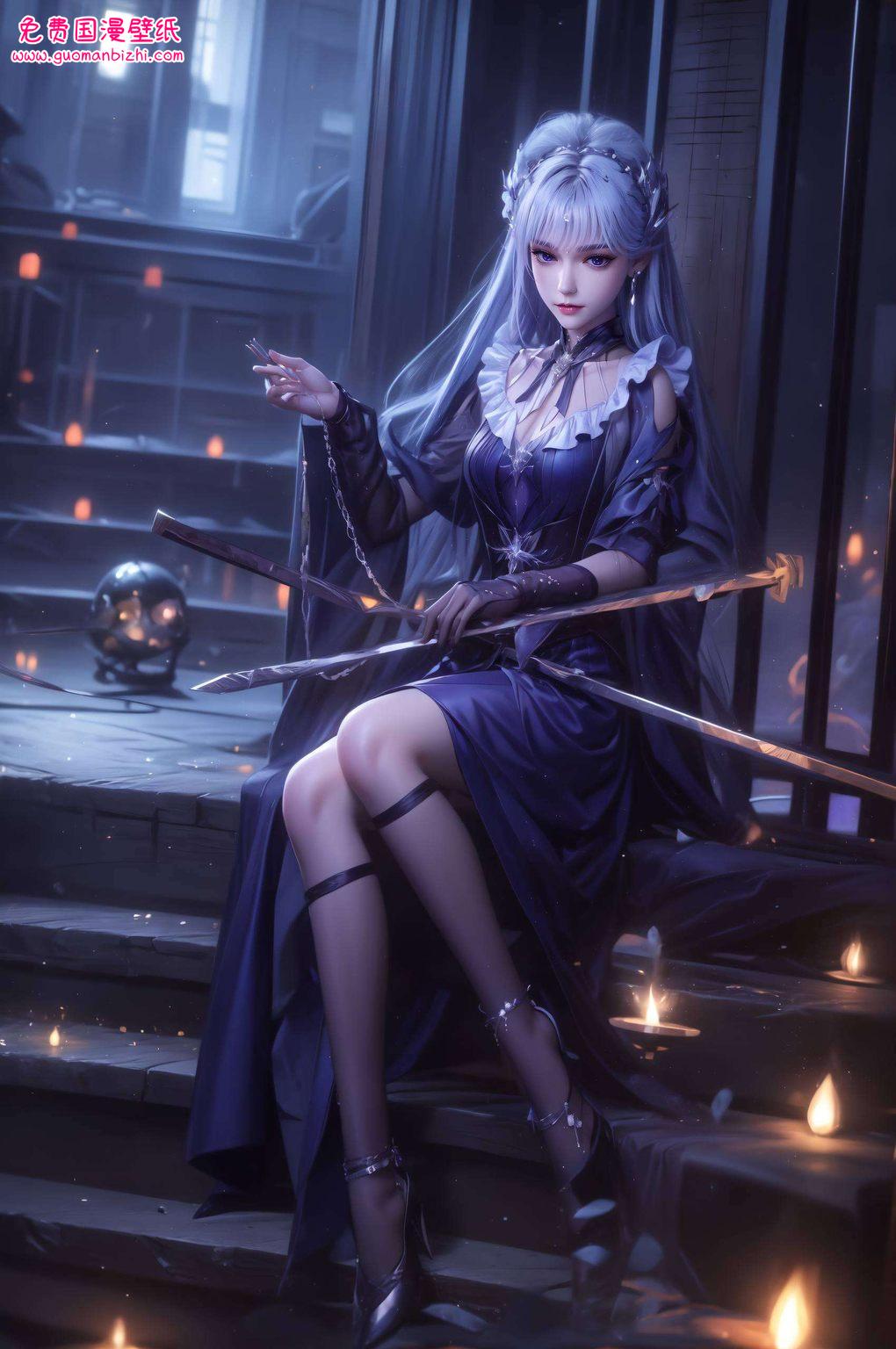 AI参考壁纸，完美像素，iPhone专属古香古色动漫下载集