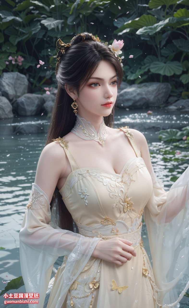 ai绘画模板:诛仙 壁纸灵感：金瓶儿