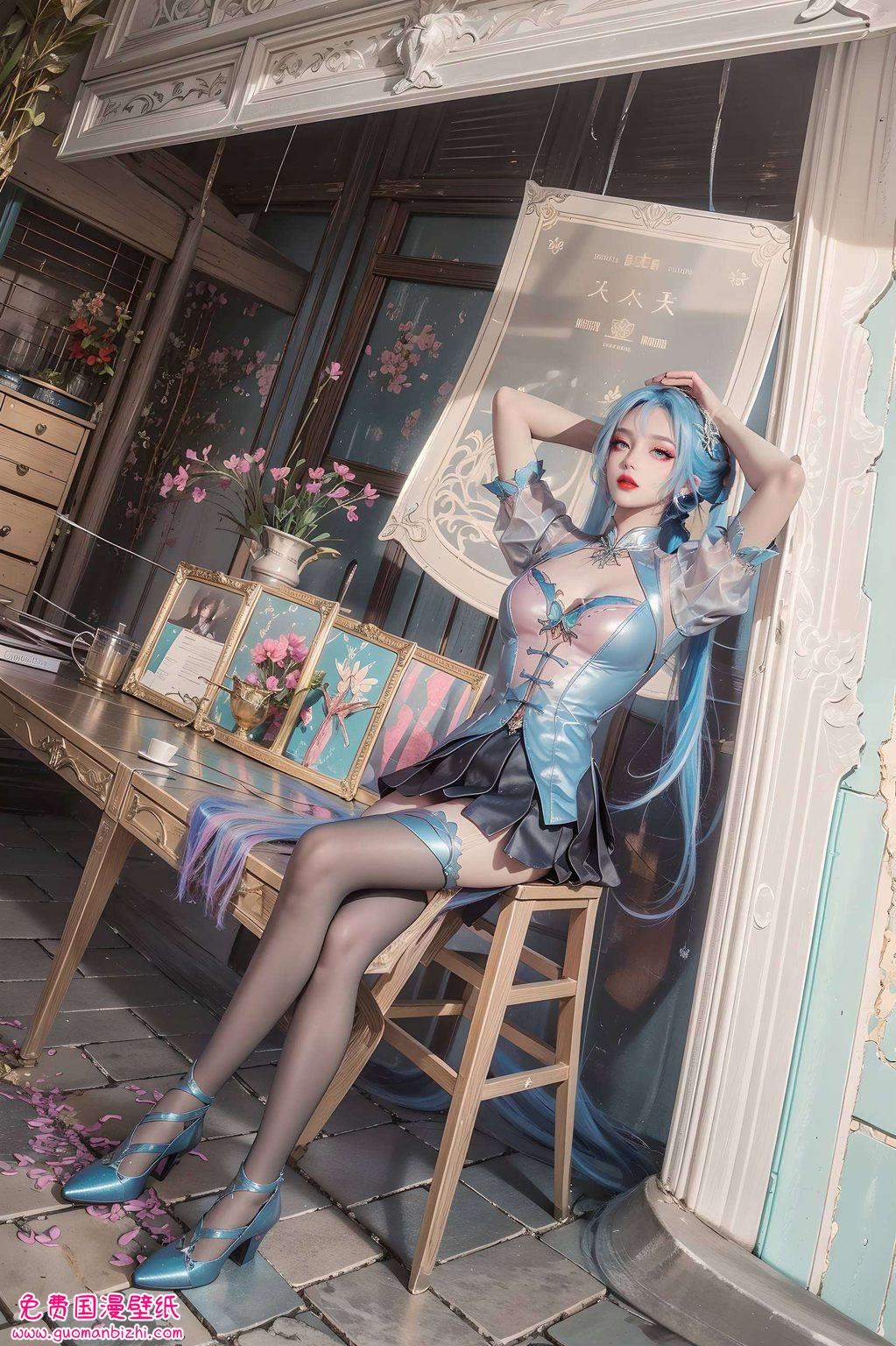 唐舞桐女战神AI角色壁纸，免费下载，动漫版PC桌面壁纸精选