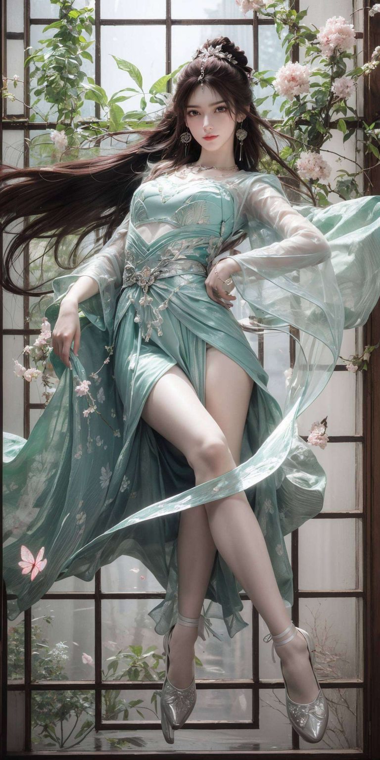 叶倾仙AI图片参考，护眼壁纸，折叠屏PC桌面图片精选集