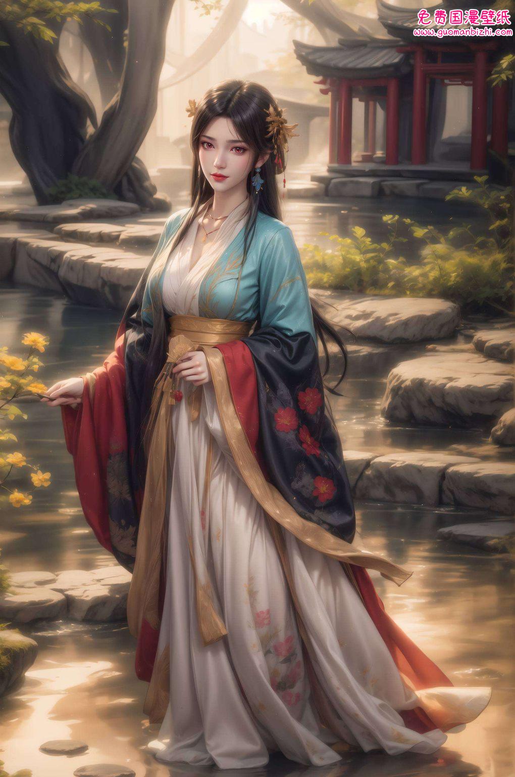 特写护眼壁纸：平板古香古色，元尊夭夭最佳视界