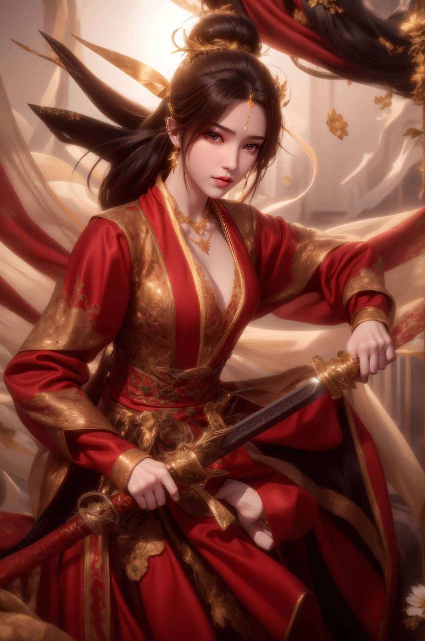 王林李慕婉背靠背壁纸：唯美动漫安卓背景图片