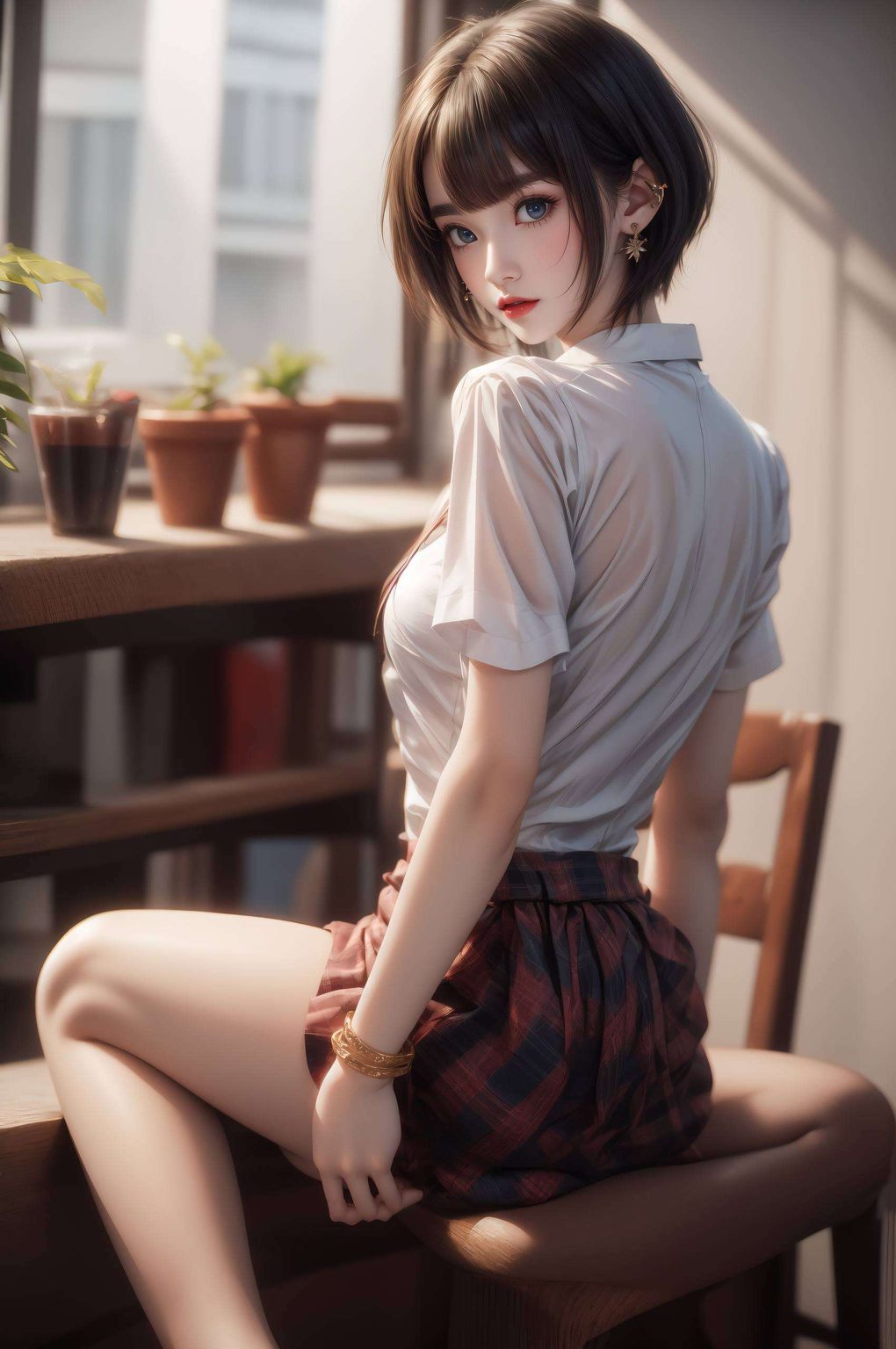 恶魔巴巴塔AI图片模型，免费全身壁纸合集，安卓简洁风格壁纸精选