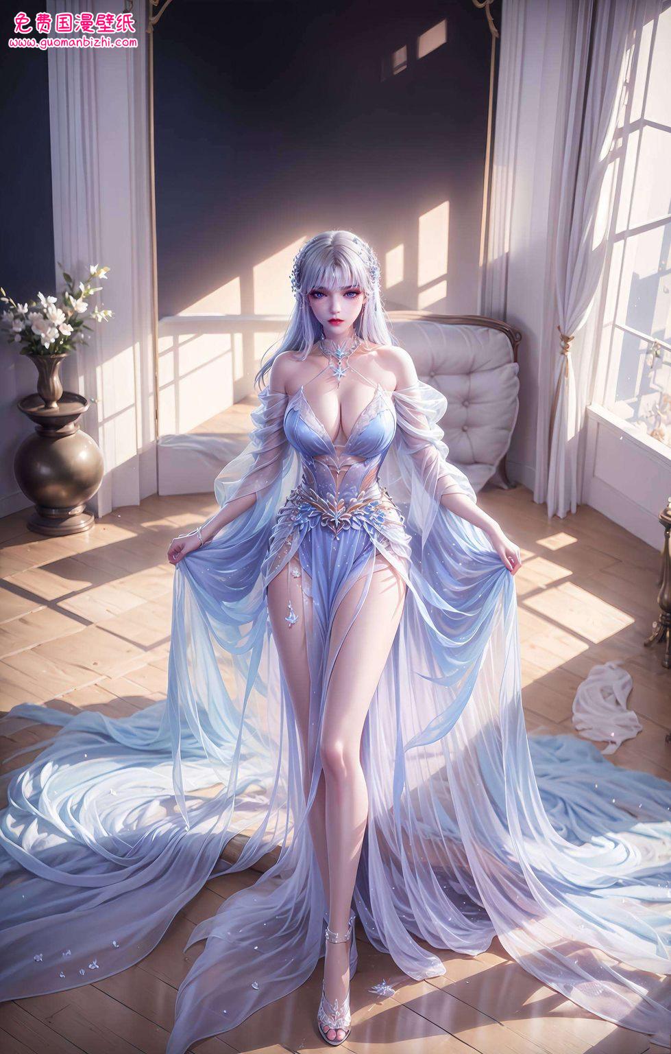 圣采儿图片超清壁纸，横屏电脑专用，AI生成图片完美像素，iPhone桌面主题必备。