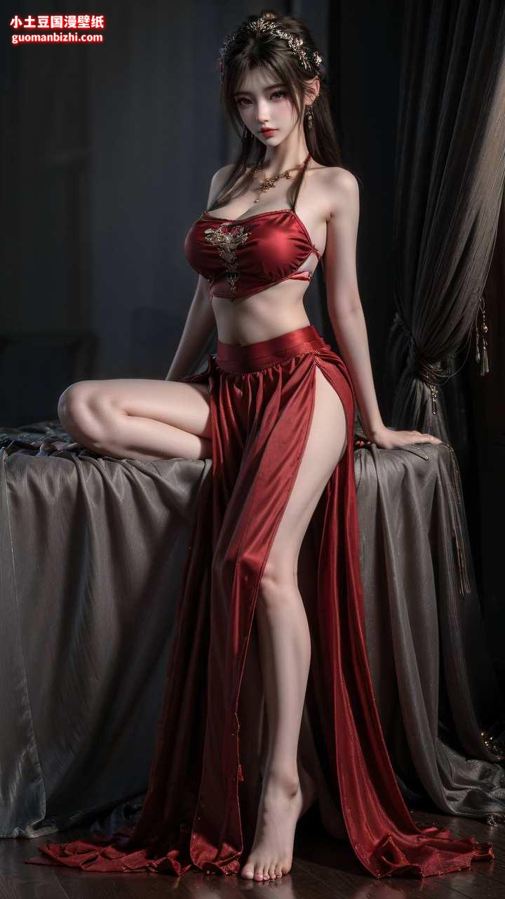 ai电脑壁纸:清漪ai绘画发色素材分享