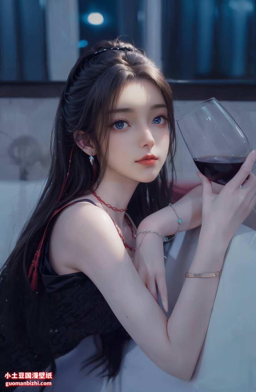 ai高清壁纸:周小环ai绘画小动作素材分享