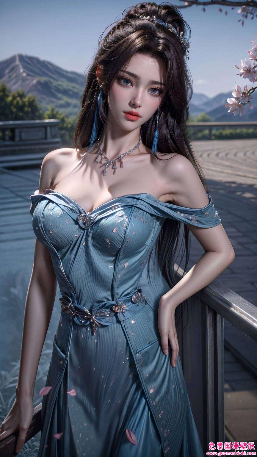 AI素材完美像素，手机可爱壁纸·云韵高清横版集锦