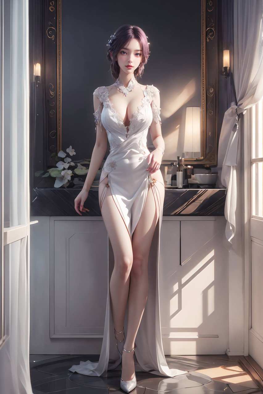 ai绘画素材:完美世界云曦，壁纸控必备：云曦