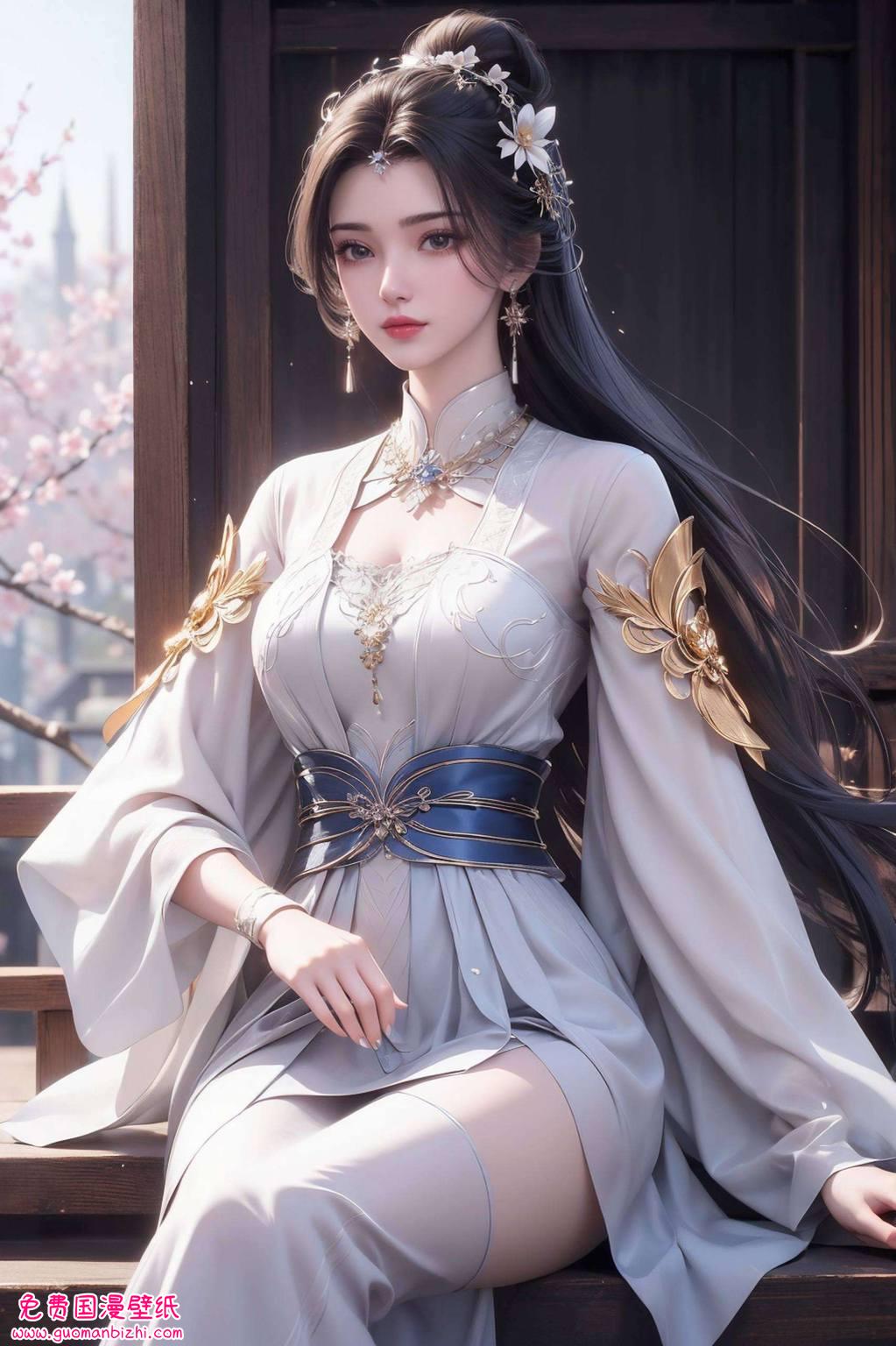 李慕婉高清竖屏壁纸：伤感壁纸，护眼电脑，古风漫画，一机在手，美画随心。