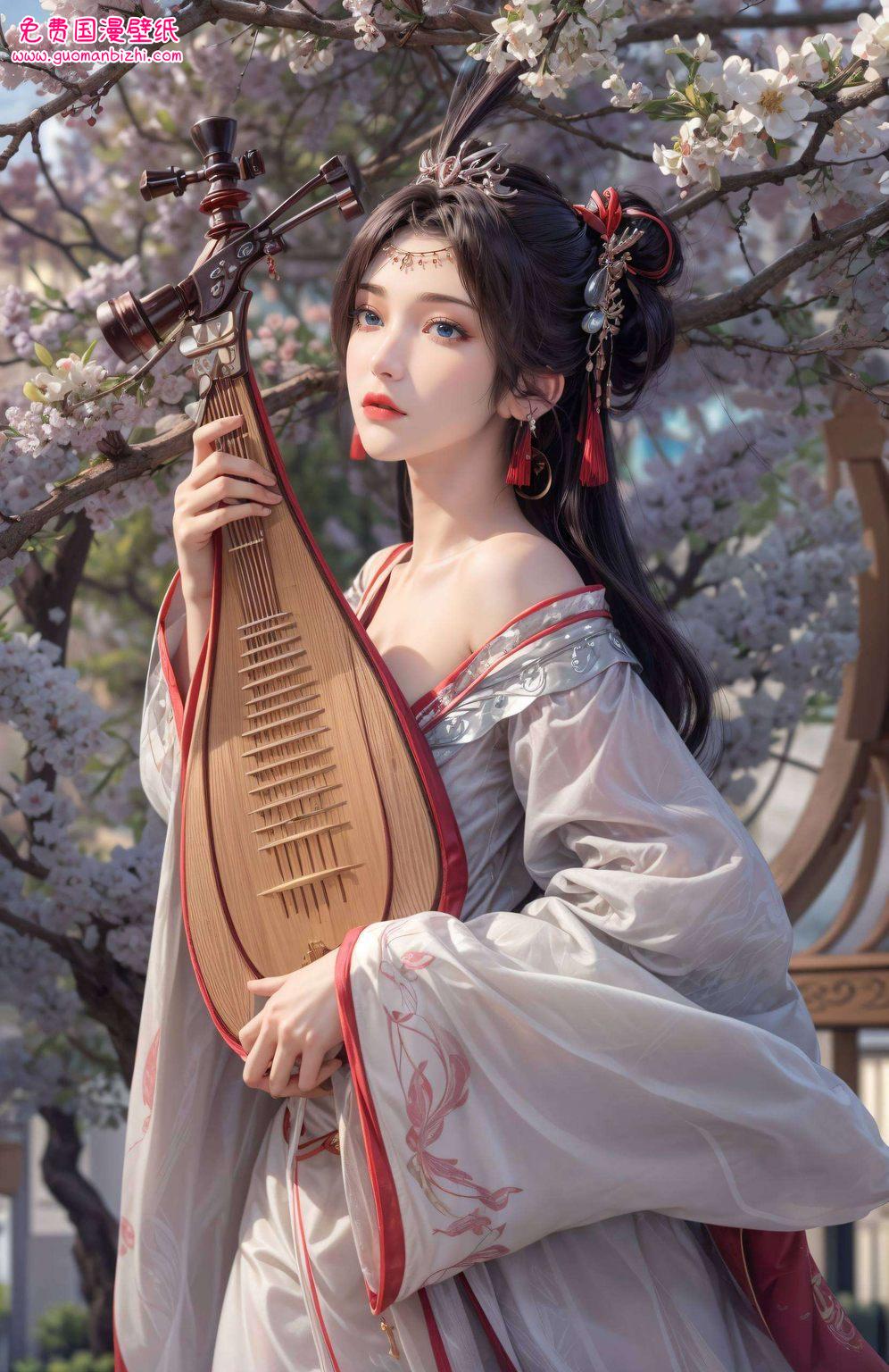 AI生成素材：云韵全身超清静态，极简壁纸，苹果最美壁纸集锦