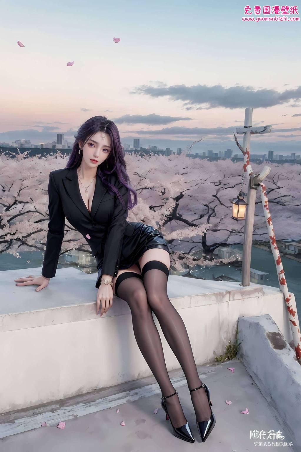 云曦披发高清AI范例壁纸，免费壁纸秀，IPad漫画壁纸精选集