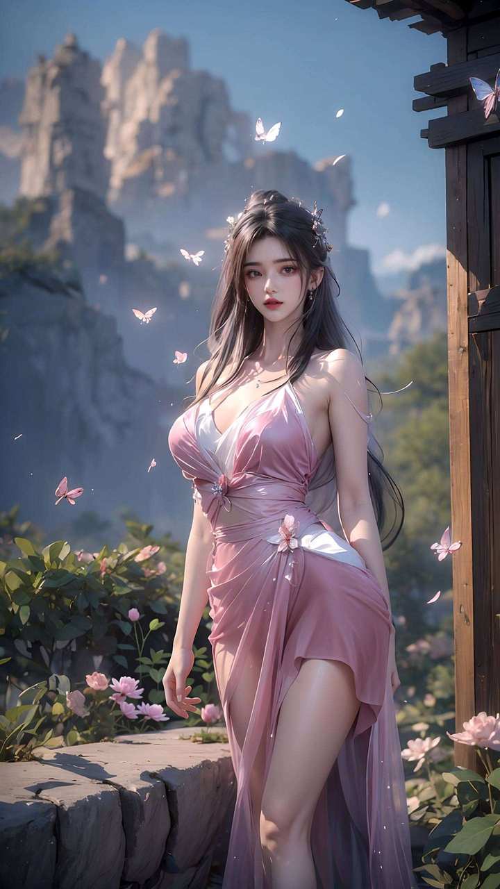 李慕婉夏日装壁纸震撼免费秀