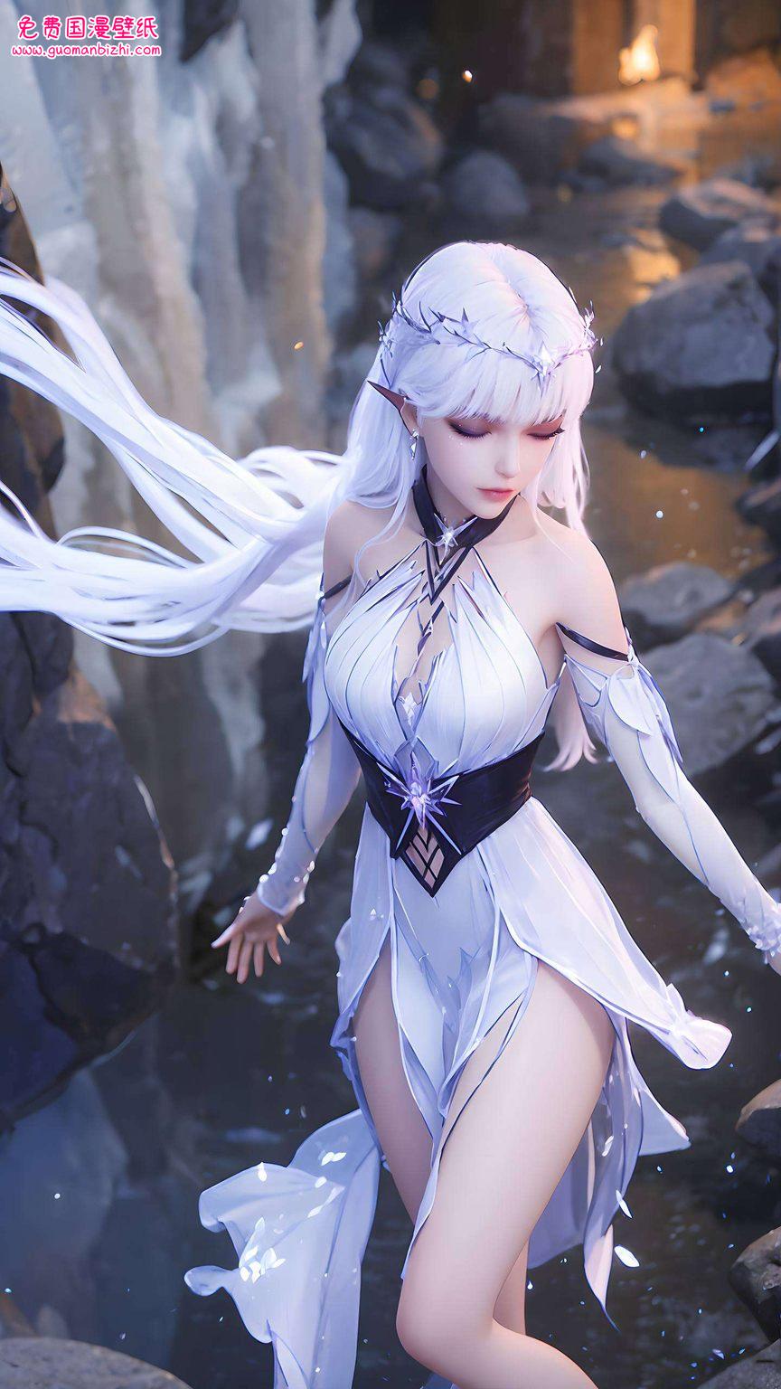 AI壁纸精选：圣采儿高清手机壁纸，古风完美像素PC专用