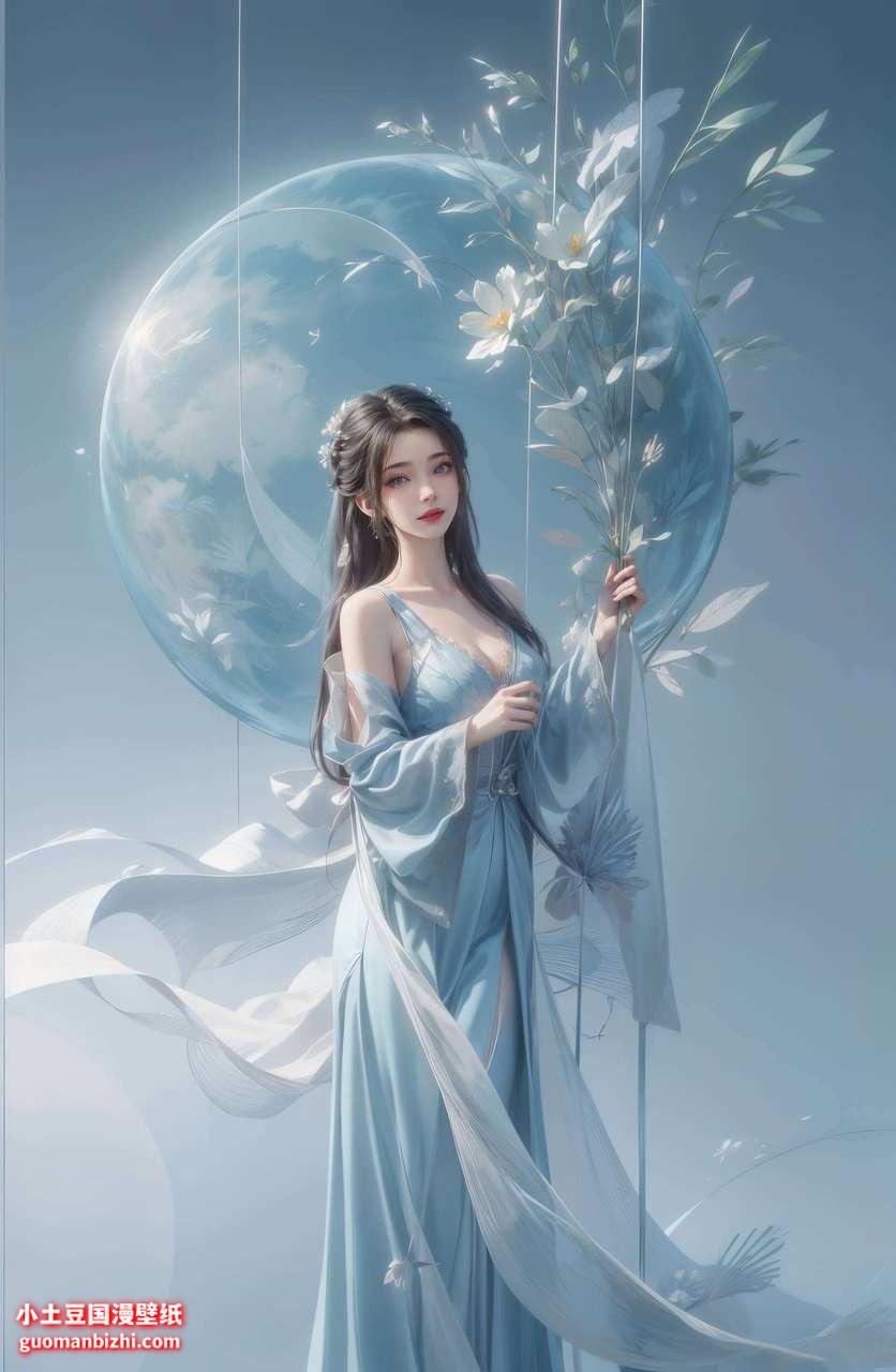 王麻子和李慕婉的绿色免费平板动画壁纸